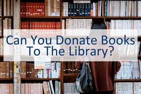 can you donate books to the library