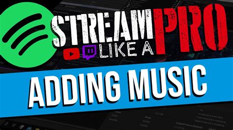 how to add music to twitch stream