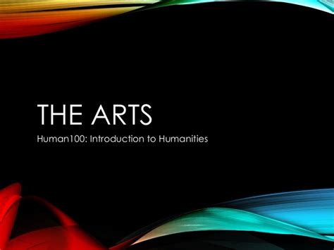 what is art and humanities